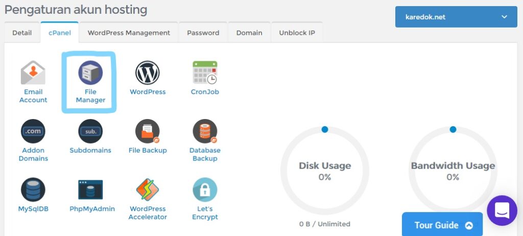 Menjalankan aplikasi Laravel 5 di shared hosting