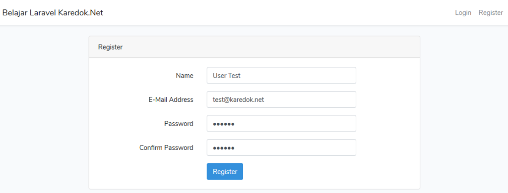 Menjalankan aplikasi Laravel 5 di shared hosting